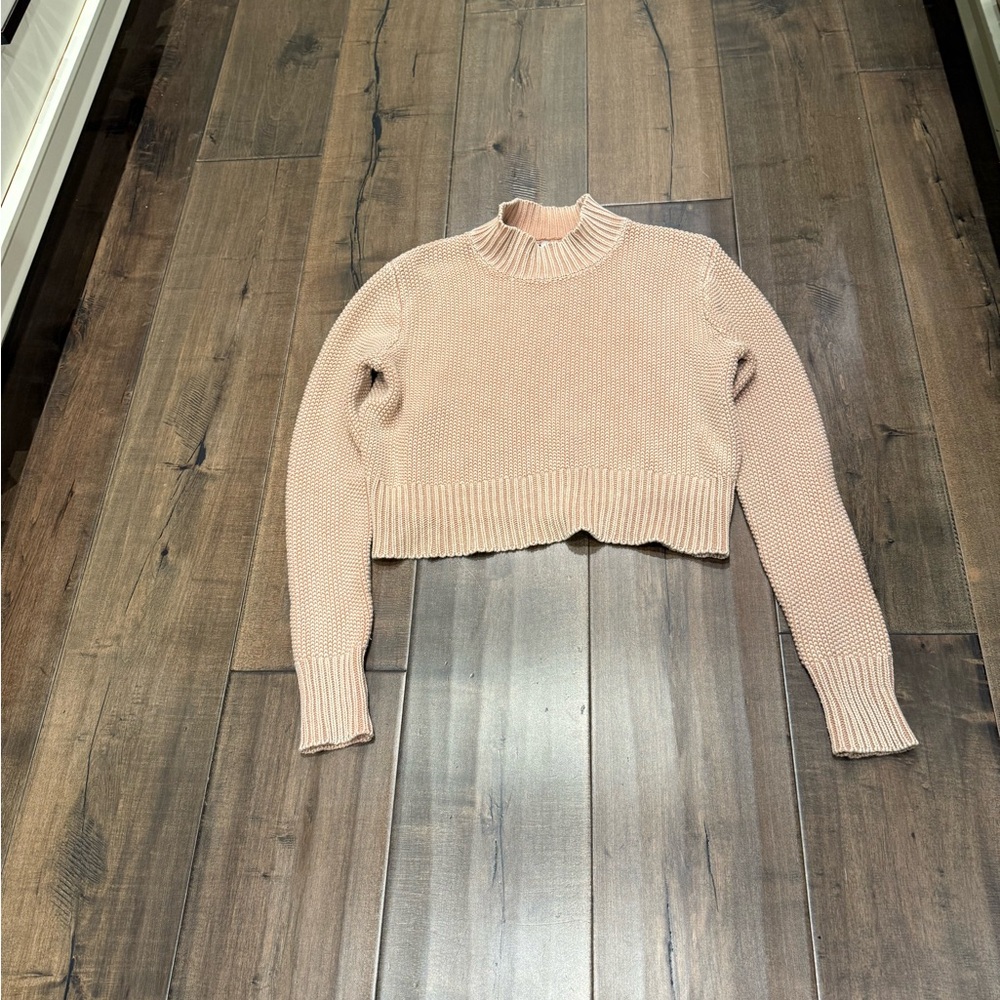 Kendall & Kylie Blush Cowl Neck Sweater